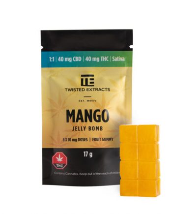 Sativa Mango Jelly Bombs from Twisted Extracts