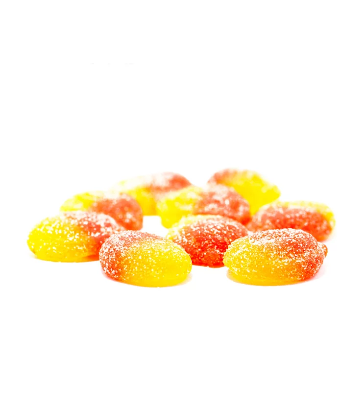 THC-Sweet-Treats-Peach-Slices-2 THC-Fuzzy-Peach-Candy