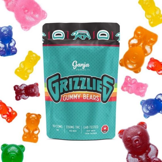 Grizzlies-Gummy-Bears-Ganja-Edibles-Online Dispensary Canada